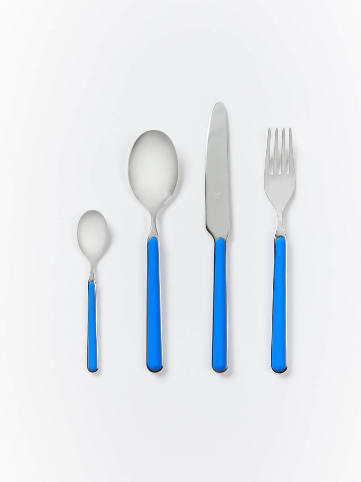 Fantasia Cutlery Set: Electric Blue