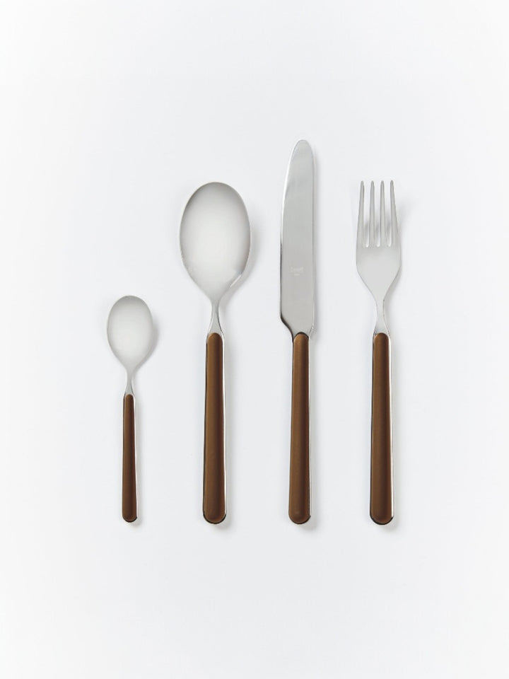 Fantasia Cutlery Set: Tobacco