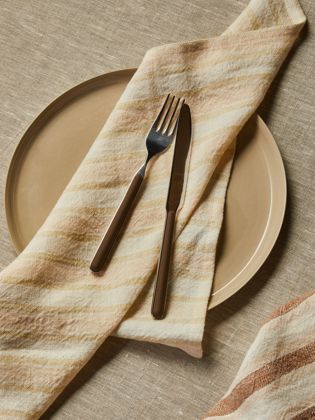 Fantasia Cutlery Set: Tobacco