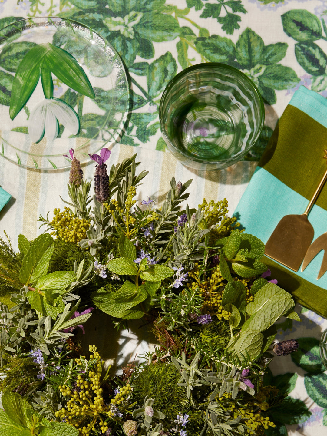 Watercolour Green Bowl