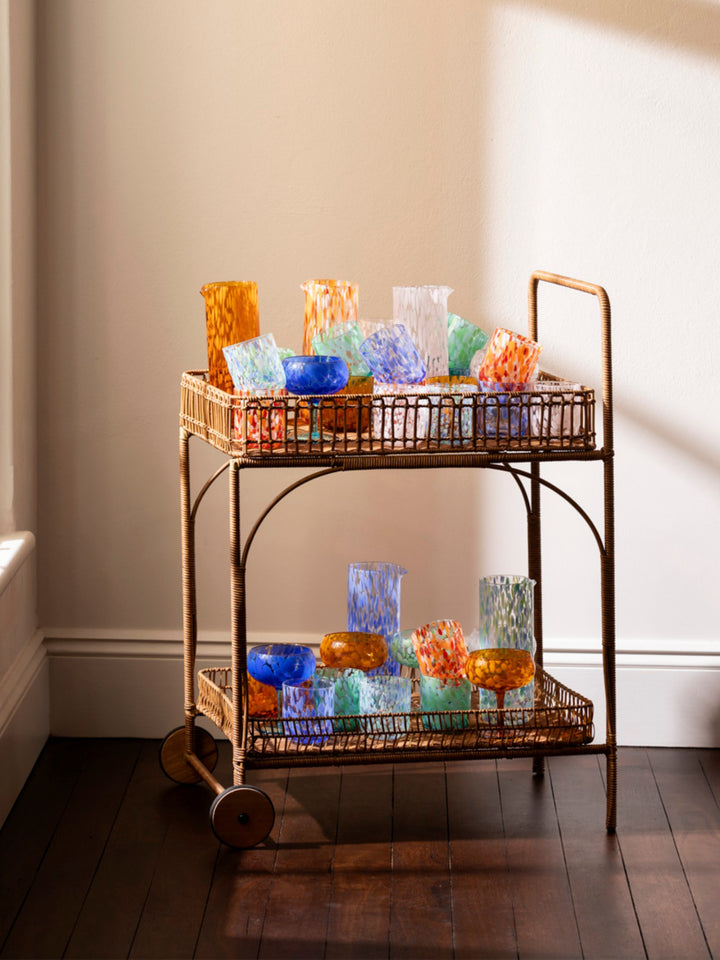 Dots Amber Carafe