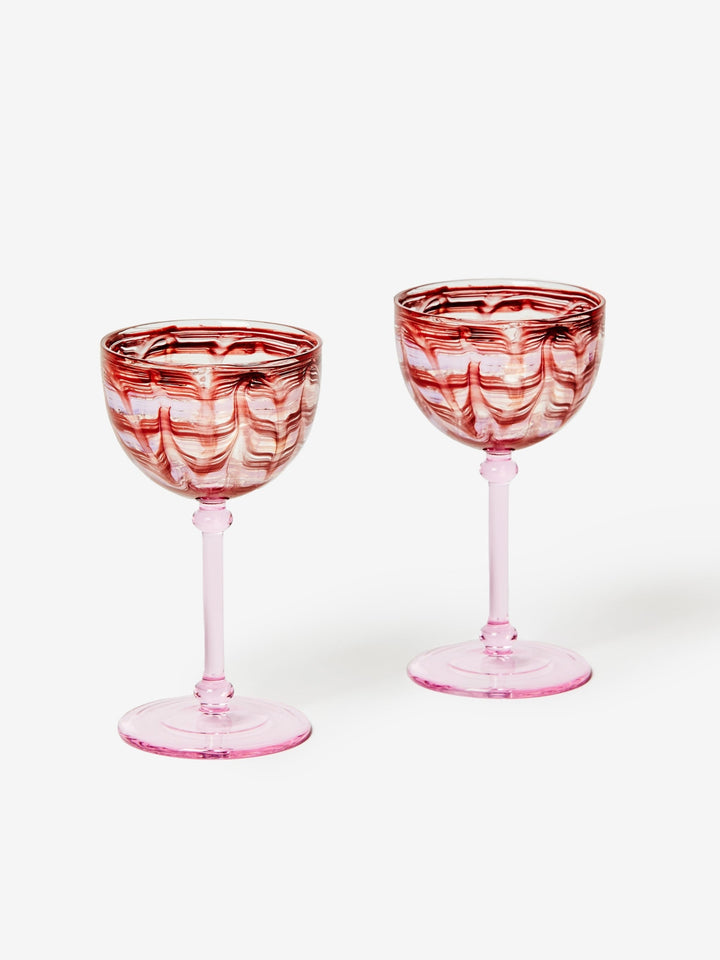 Watercolour Pink Coupes
