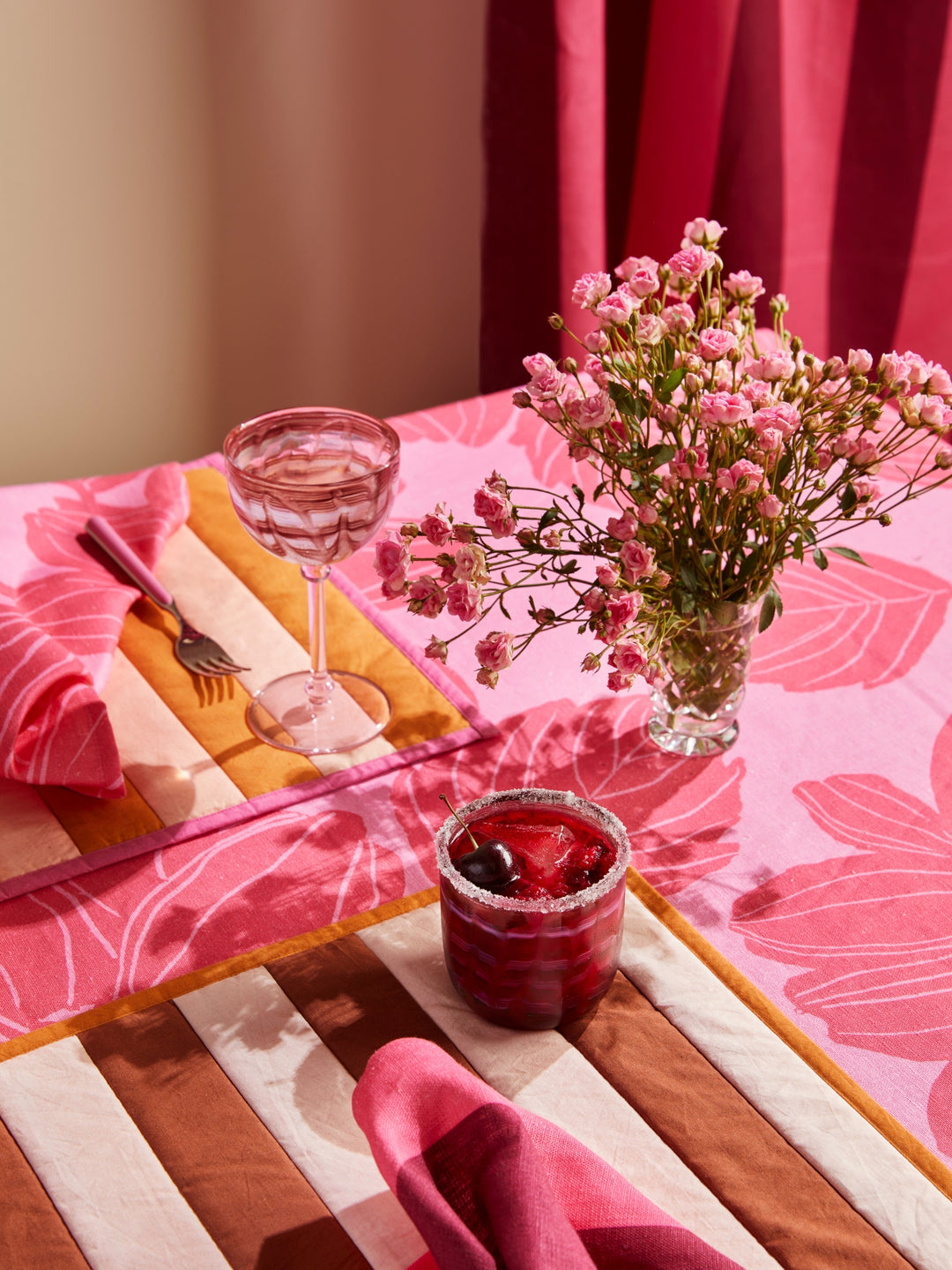 Watercolour Pink Coupes