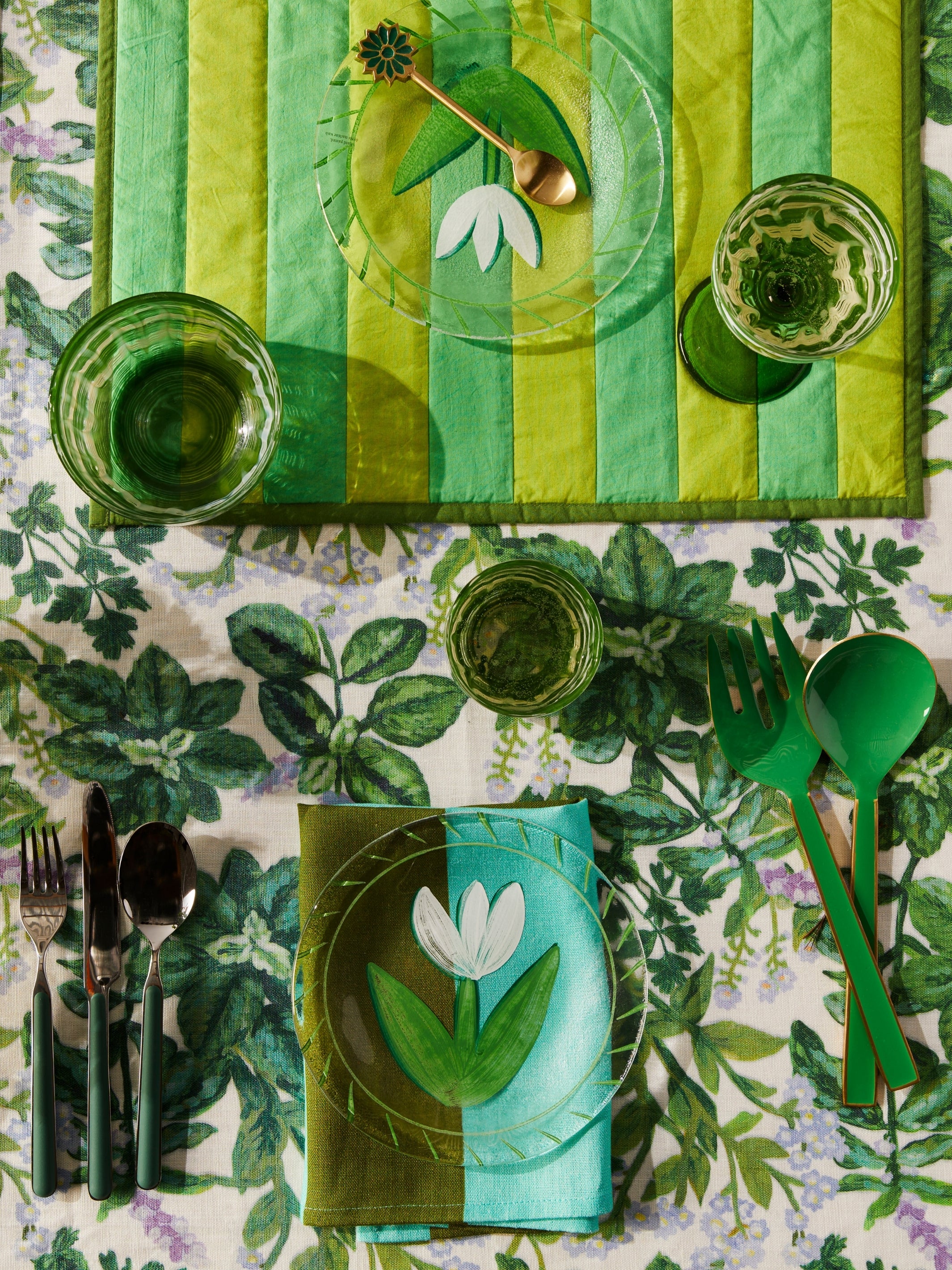 Watercolour Green Coupes - Almost Perfect