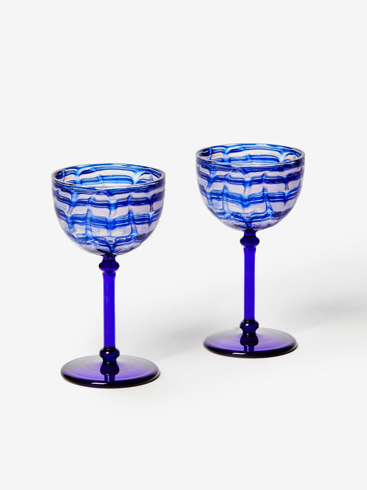 Watercolour Blue Coupes