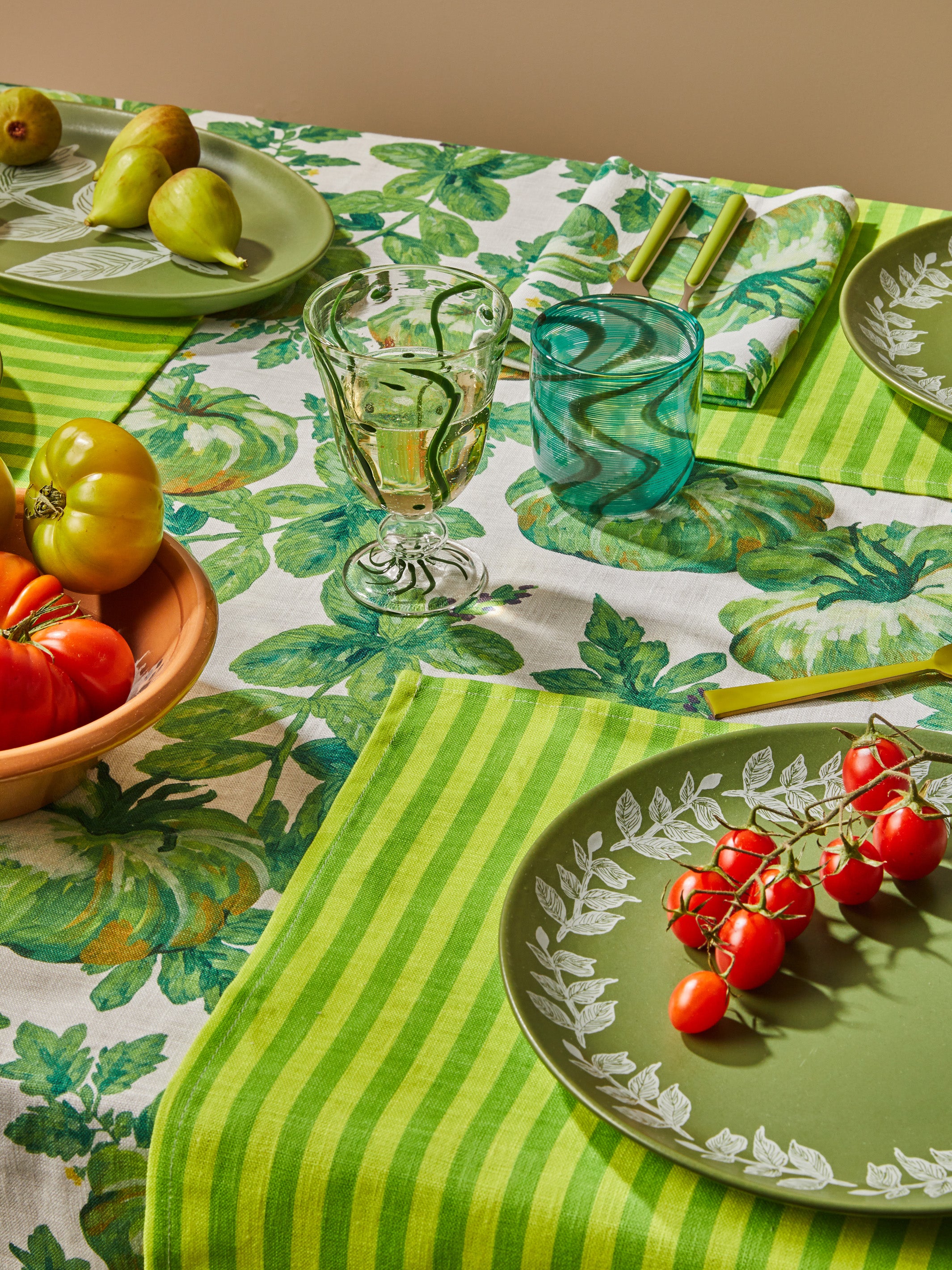 Waves Green Goblets - Almost Perfect