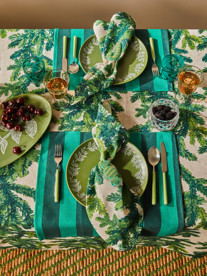 Waves Green Goblets