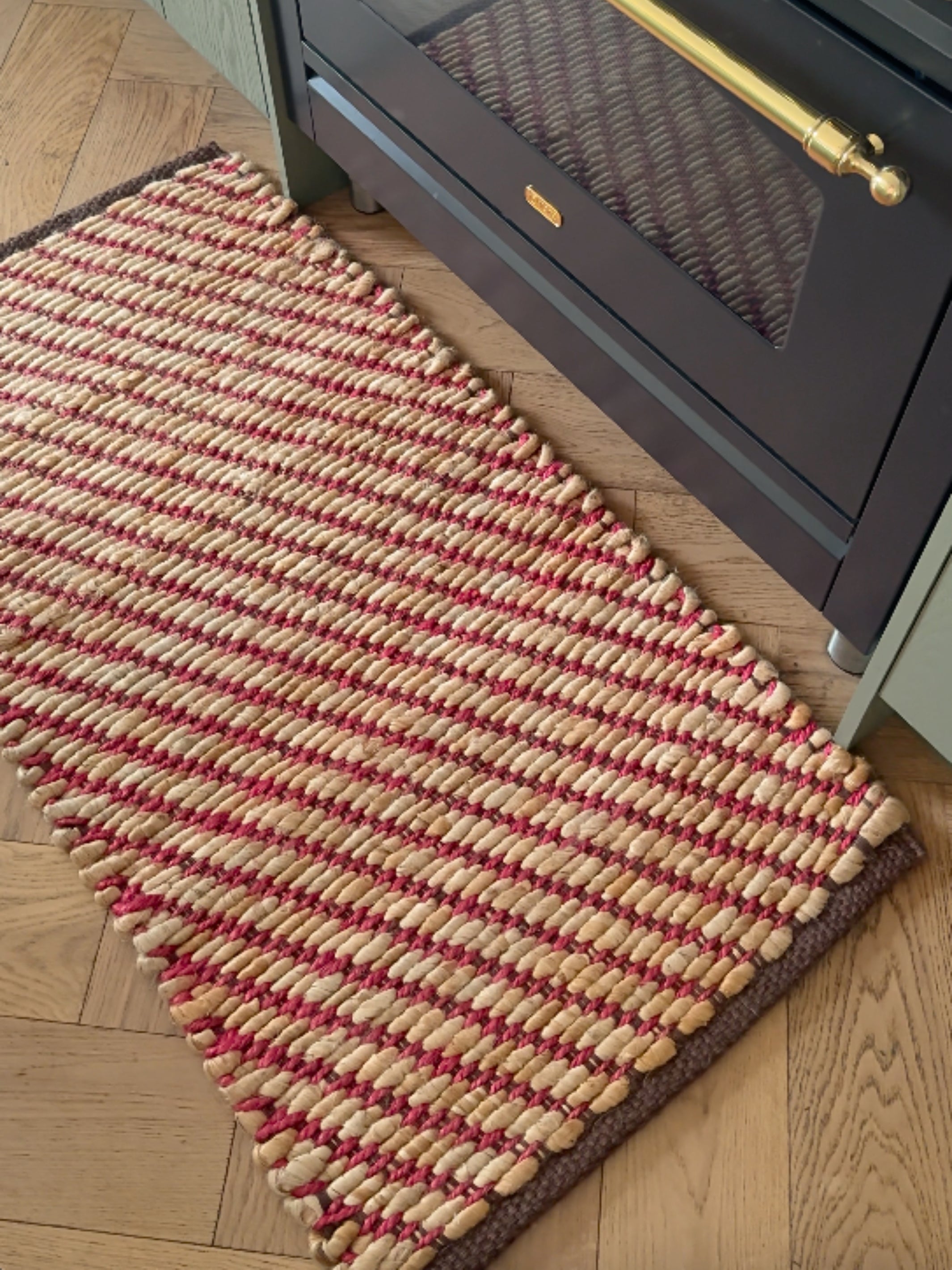 Frida Pink Jute Mat