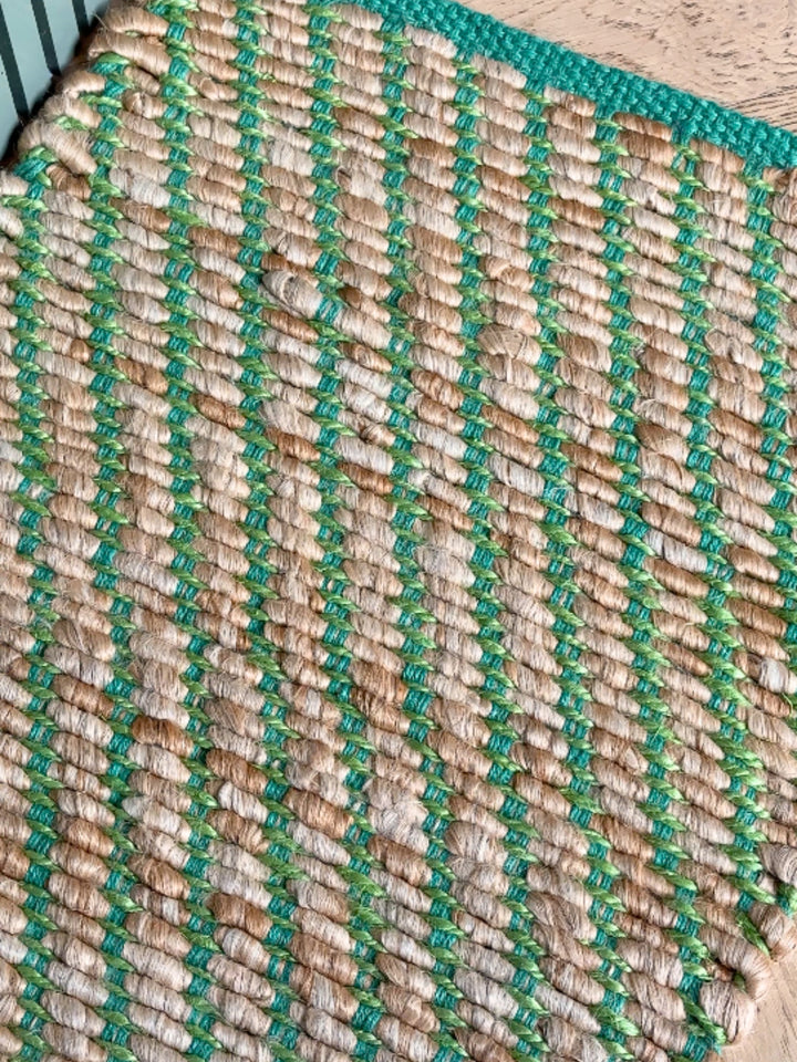 Frida Green Jute Mat Pre-Order