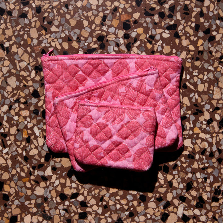 Margot Rose Makeup Pouches