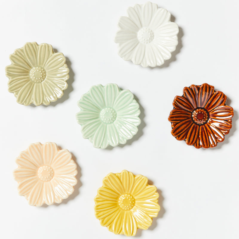 Marumitsu Mini Daisy Plate Sage