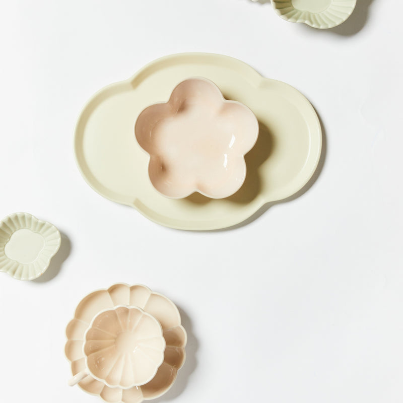 Marumitsu Blossom Teacup & Saucer Pink