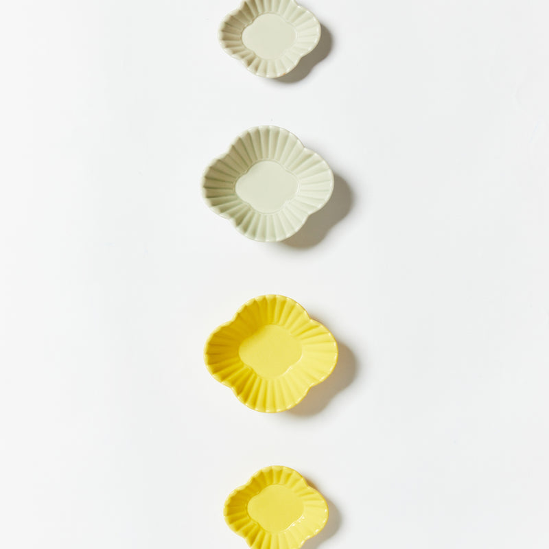 Marumitsu Small Flower Bowl Yellow