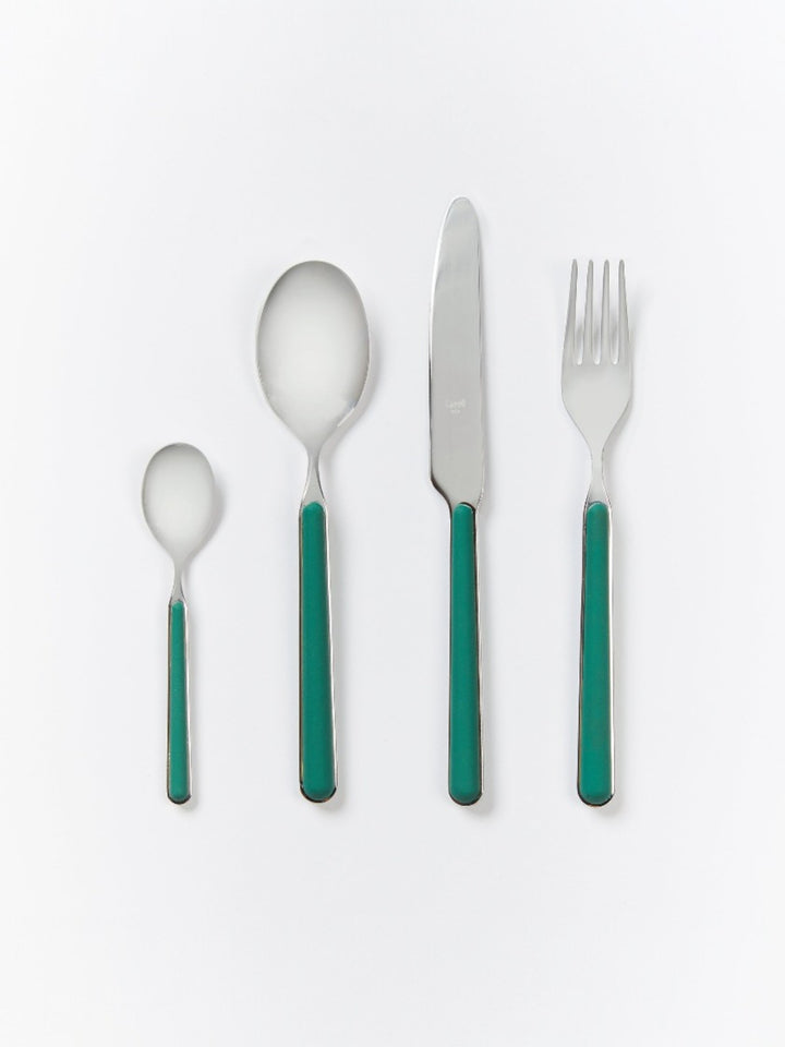 Fantasia Cutlery Set: Forest Green