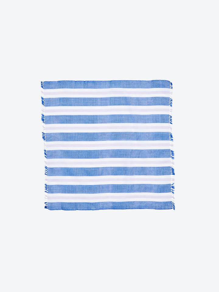 Woven Stripe Blue Napkins - Almost Perfect