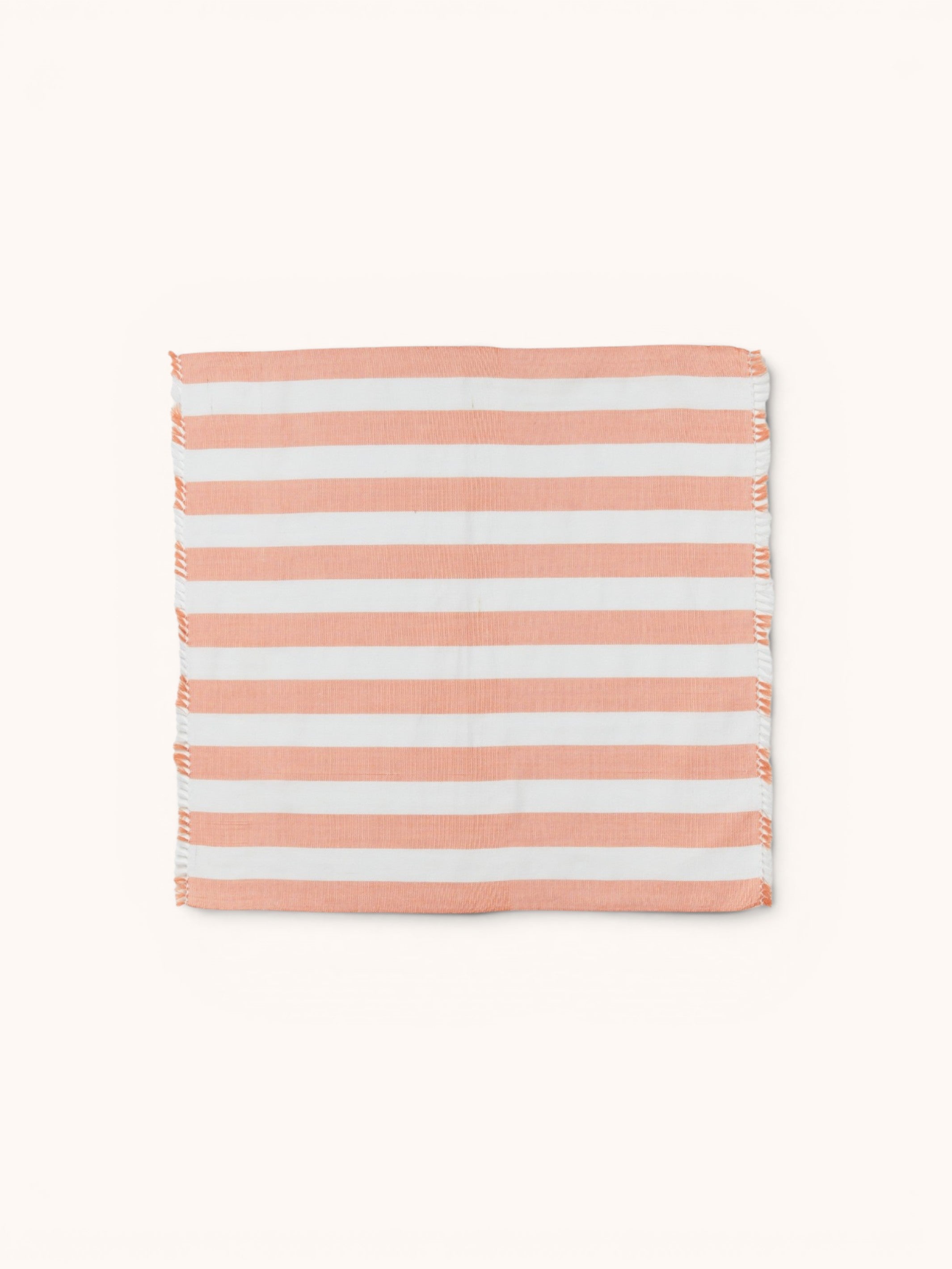 Woven Stripe Pink Napkins - Almost Perfect