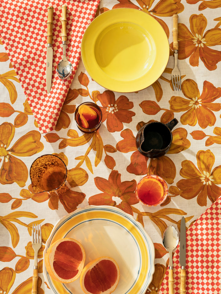 Tiny Checkers Red Napkins - Almost Perfect