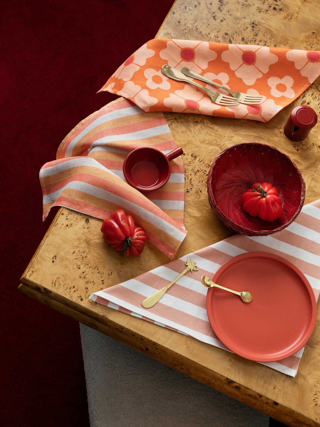Florence Stripe Pink Napkins Almost Perfect