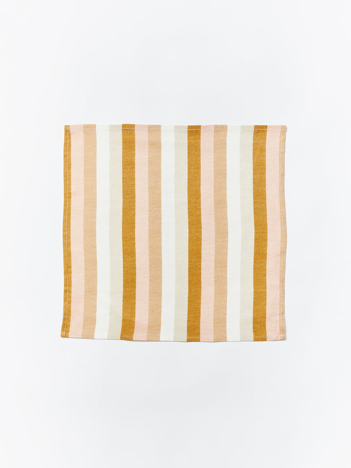 Florence Stripe Wheat Napkins - Almost Perfect