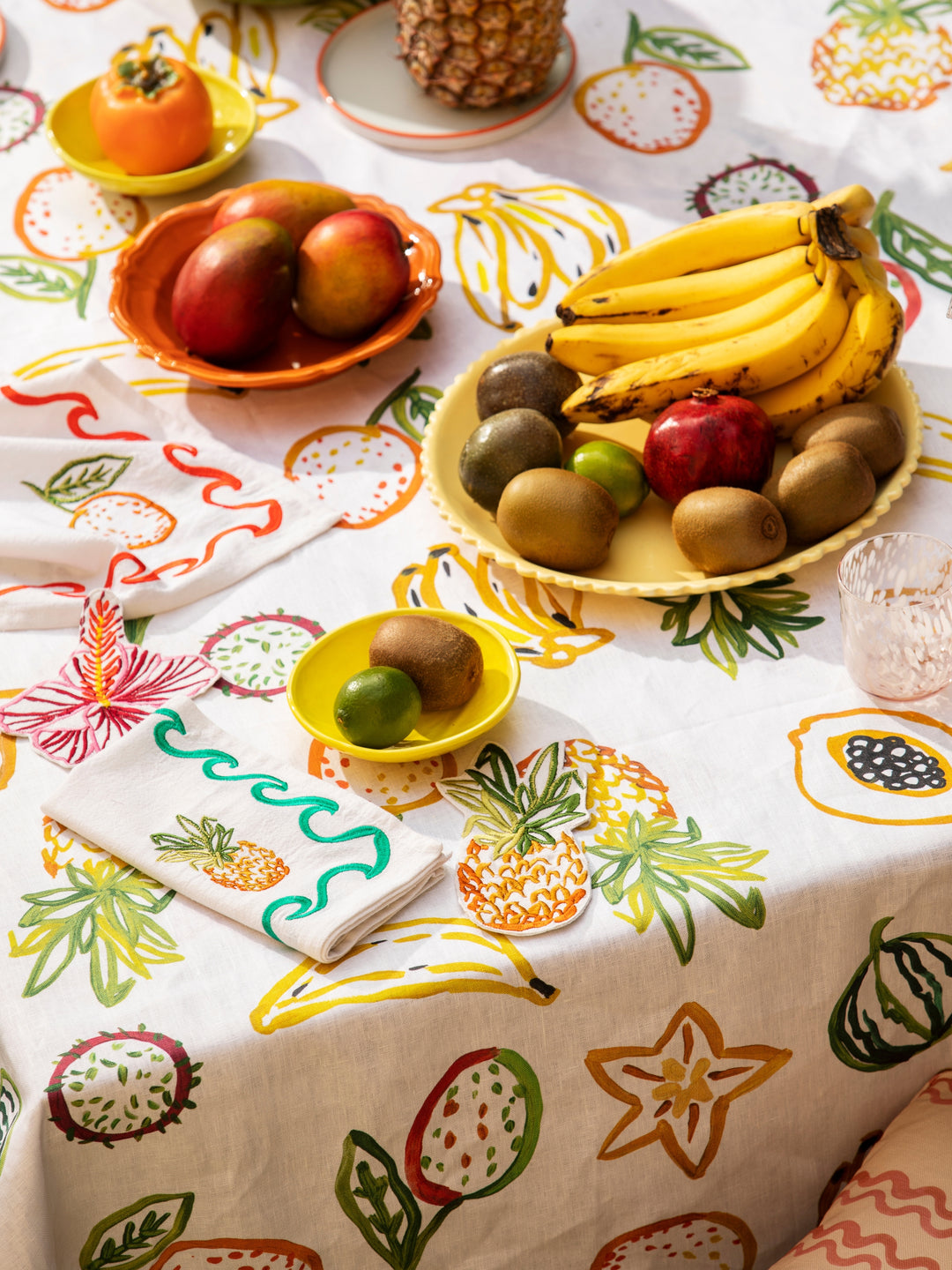 Mixed Surf Embroidered Napkins - Almost Perfect