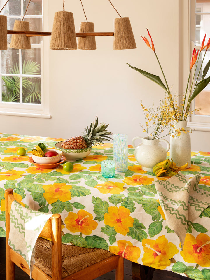 Double Waves Green Napkins - Almost Perfect