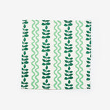 Ferns & Waves Green Napkins (set of 6)