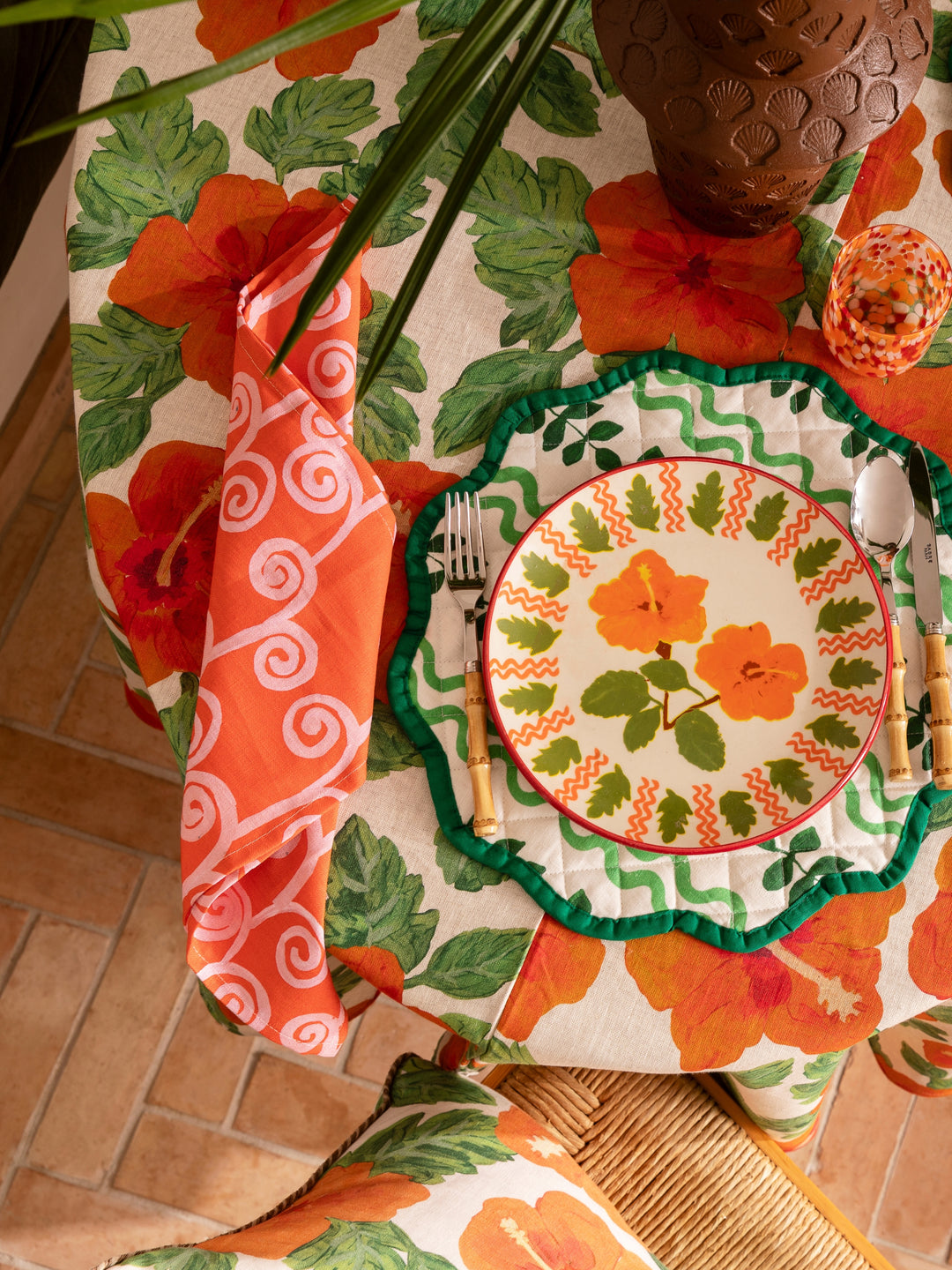 Loop Red Pink Napkins - Almost Perfect