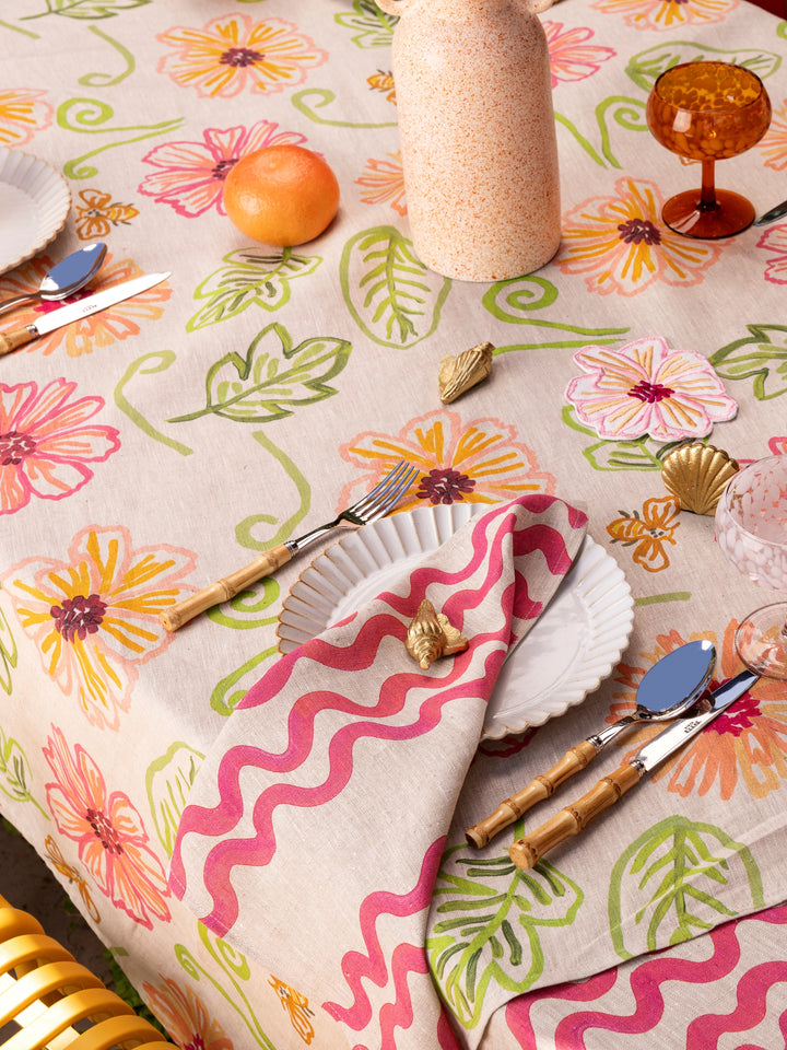 Double Waves Pink Napkins - Almost Perfect