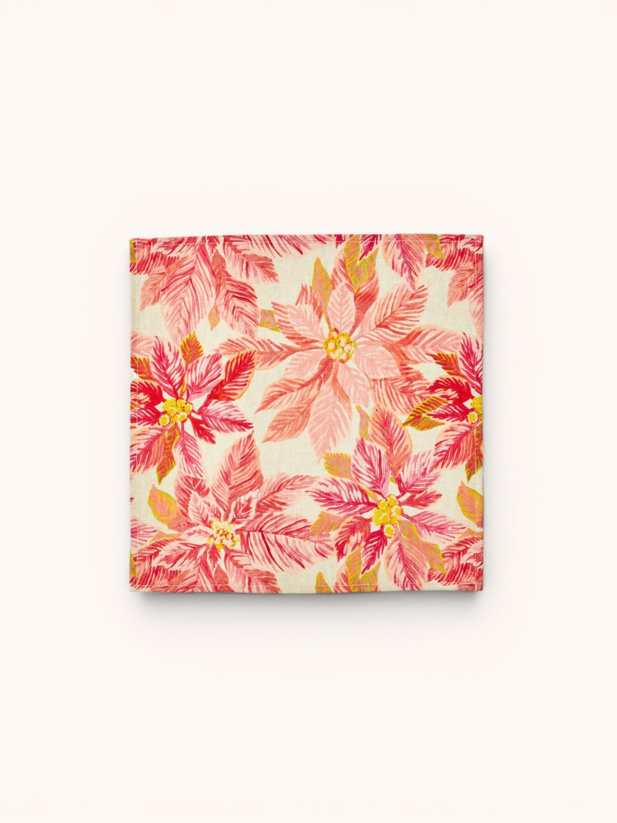 Poinsettia Red Napkins - Almost Perfect