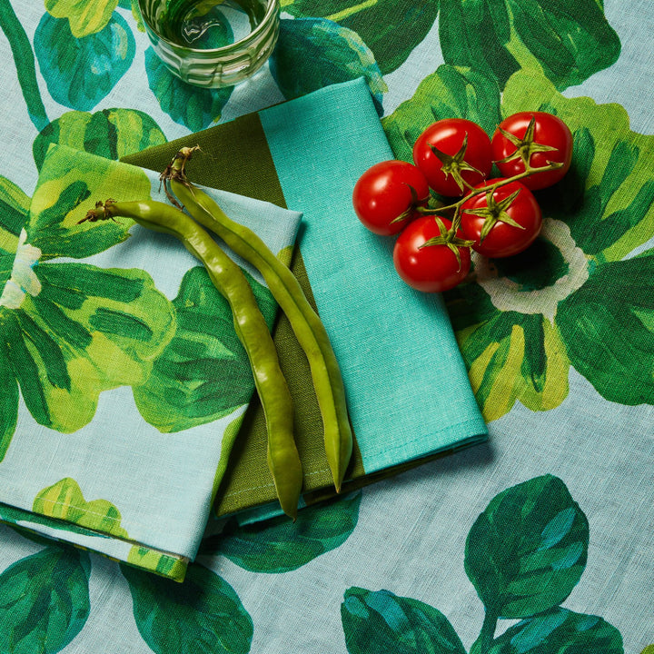 Big Stripe Mint Napkins