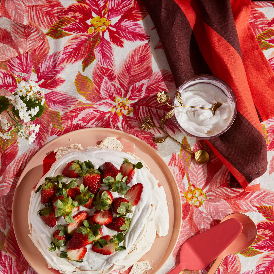 Big Stripe Burgundy Napkins