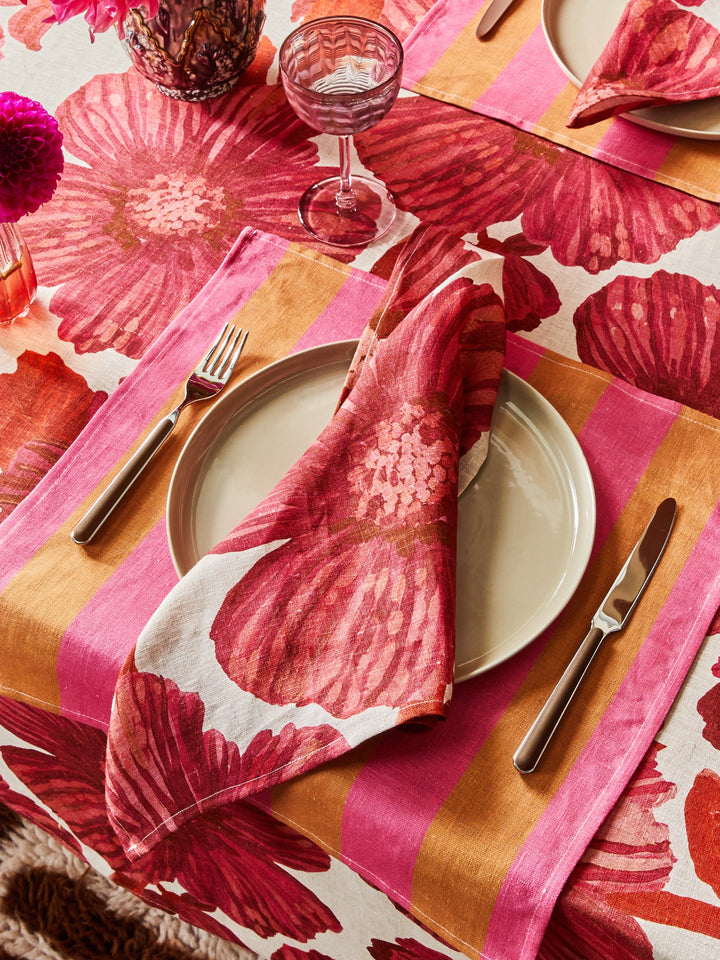 Leon Cerise Napkins