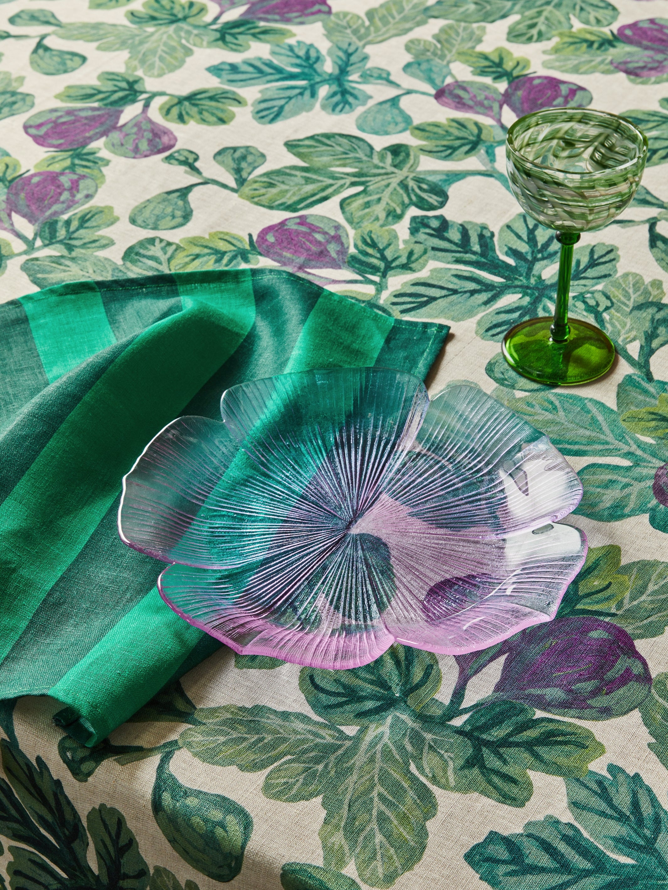 Stripe Emerald Napkins - Almost Perfect