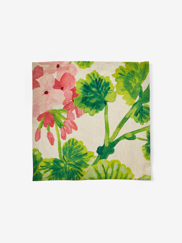 Geranium Multi Linen Napkins