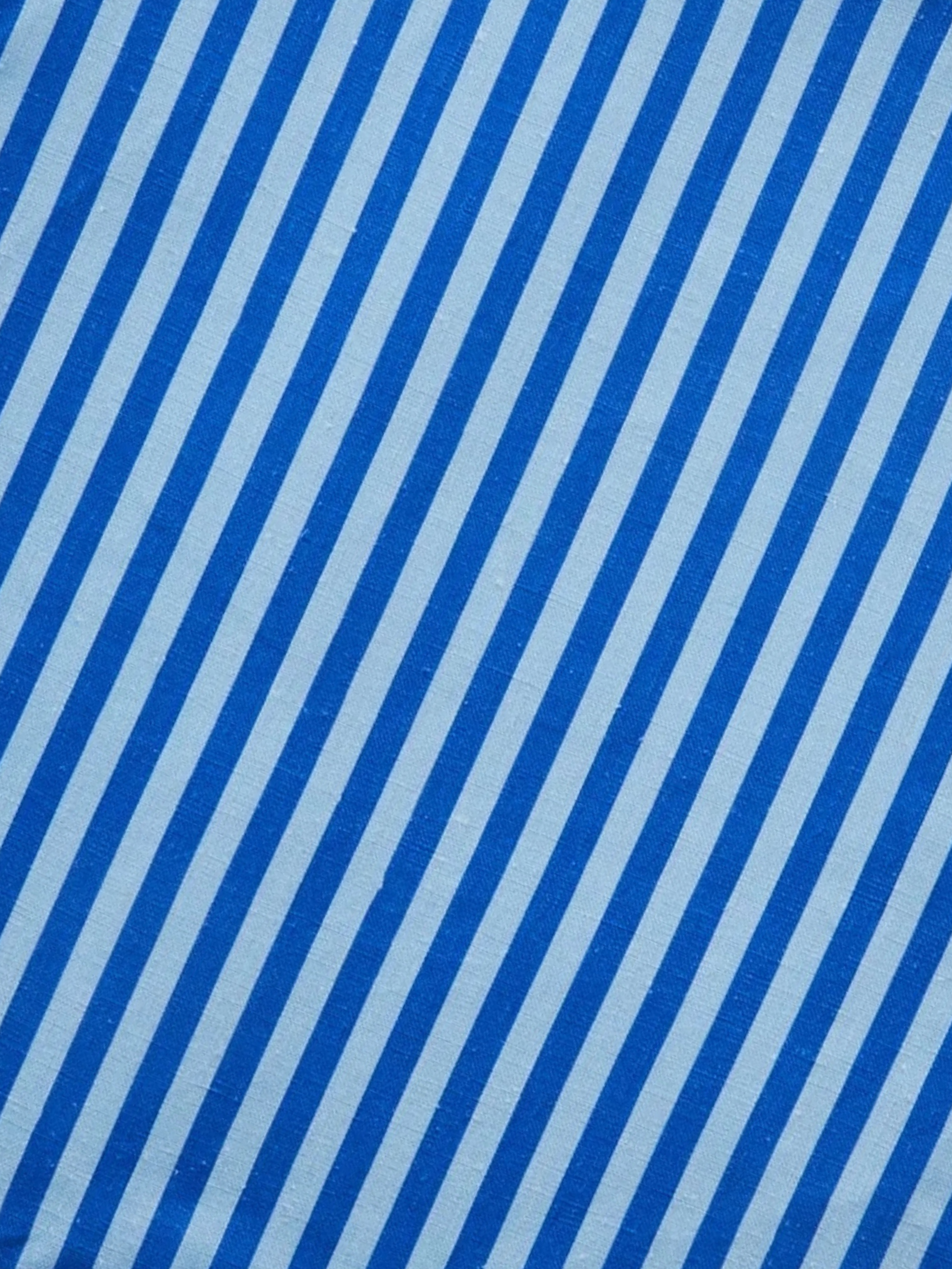 Pinstripe Blue Linen Napkins