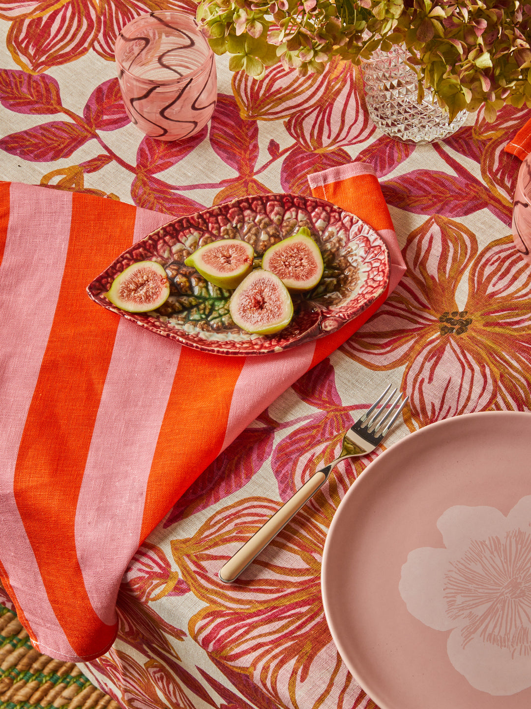 Bold Stripe Sorbet Linen Napkins