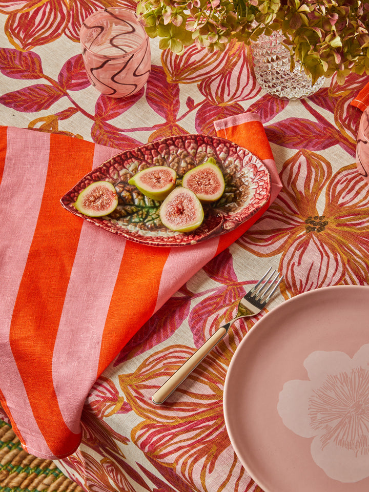 Bold Stripe Sorbet Linen Napkins