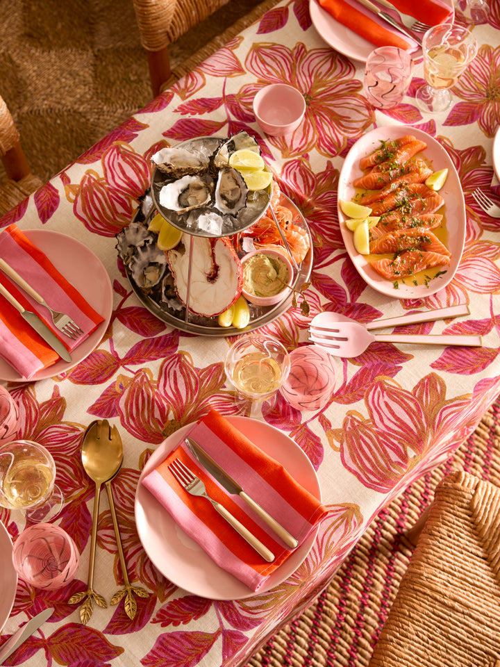 Bold Stripe Sorbet Linen Napkins