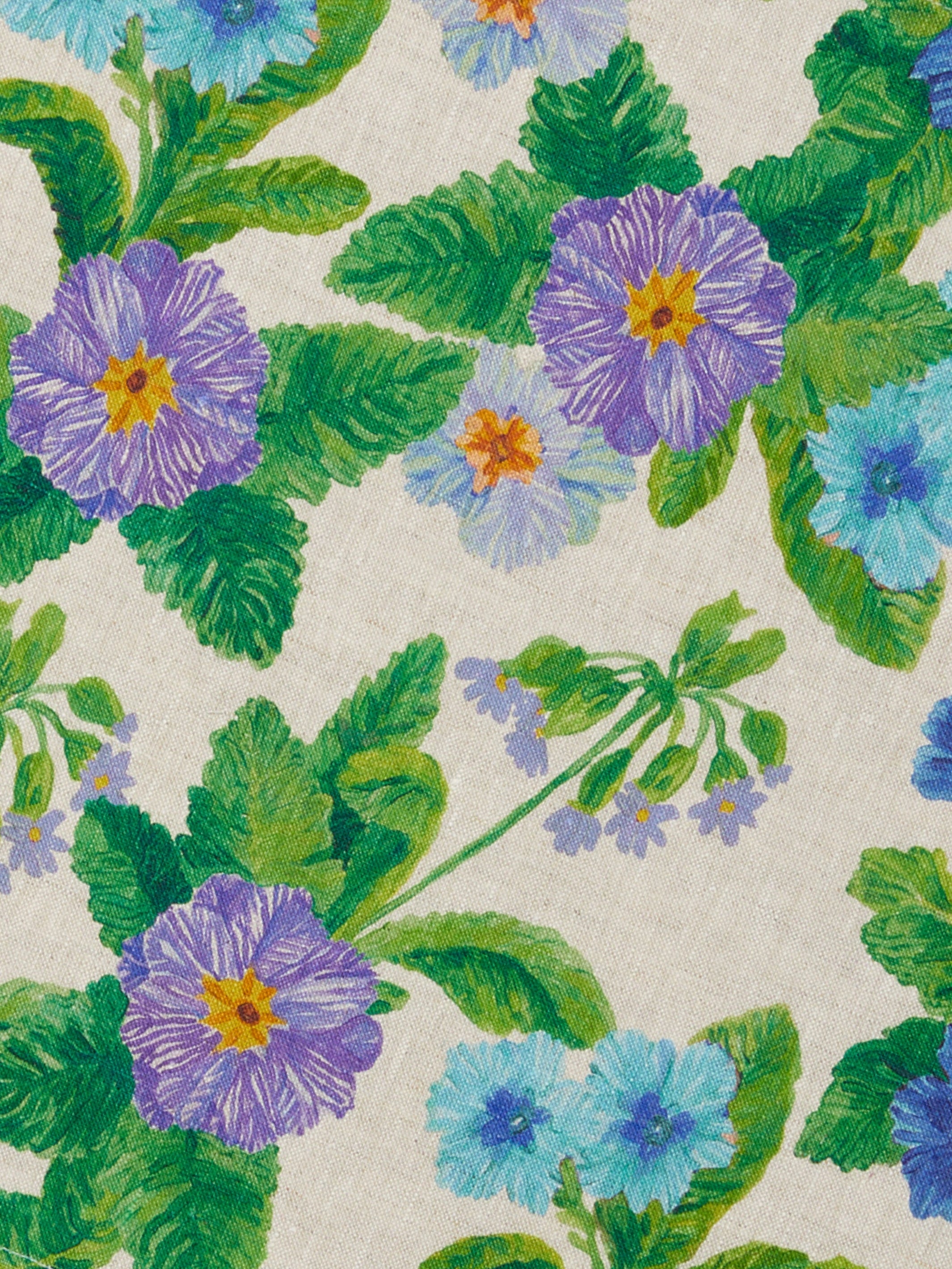 Summer Patch Blue Linen Napkins