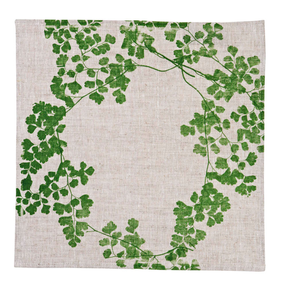 Maidenhair Green Napkins - Almost Perfect