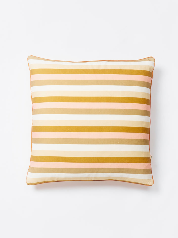 Florence Stripe Wheat Outdoor Cushion