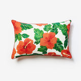Hibiscus Red 60x40cm Outdoor Cushion