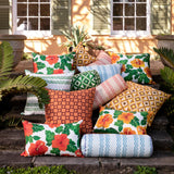 Hibiscus Red 60x40cm Outdoor Cushion