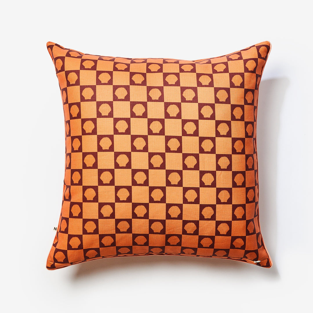 Shell Check Coral 60cm Outdoor Cushion