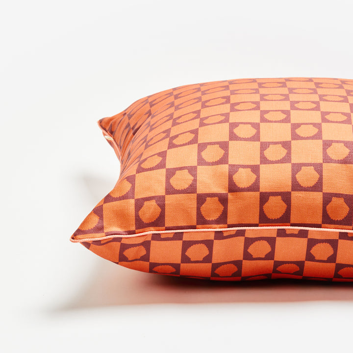 Shell Check Coral 60cm Outdoor Cushion