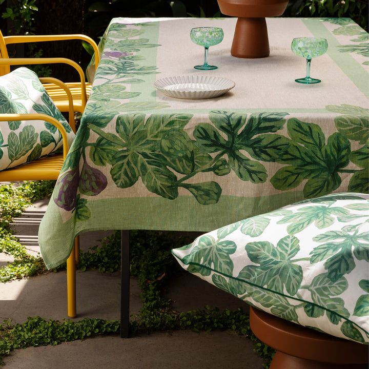 Fig Green Outdoor Cushion
