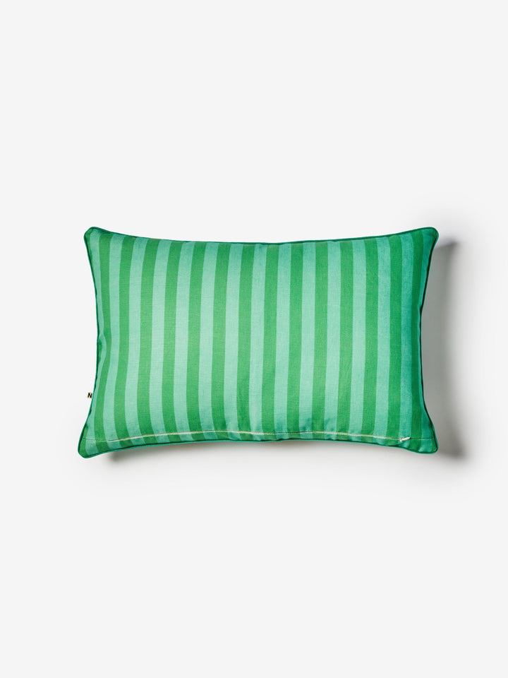 Big Stripe Mint Outdoor Cushion