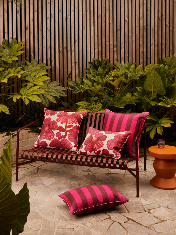 Leon Cerise Outdoor Cushion
