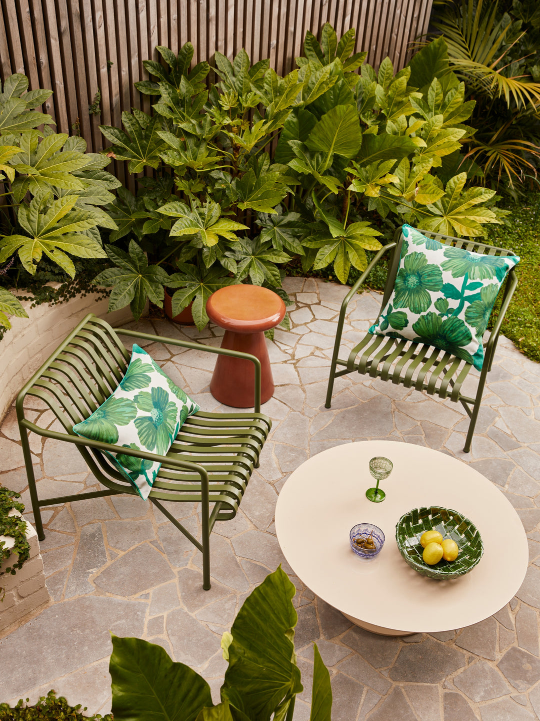 Leon Emerald Outdoor Cushion