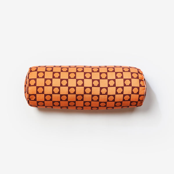 Shell Check Coral 60x20cm Outdoor Bolster Cushion